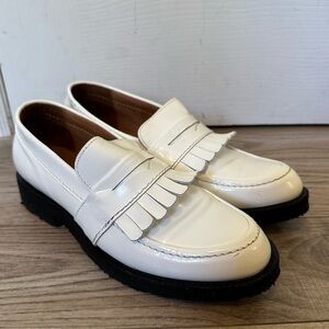 Whistles White Chunky Loafers